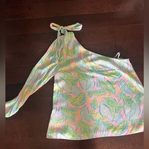 Lilly Pulitzer one shoulder top